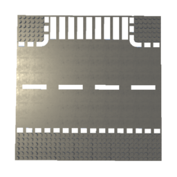 LEGO® 3-Way Intersection Road Plate