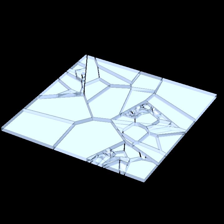 Ice sheet 1 cracked