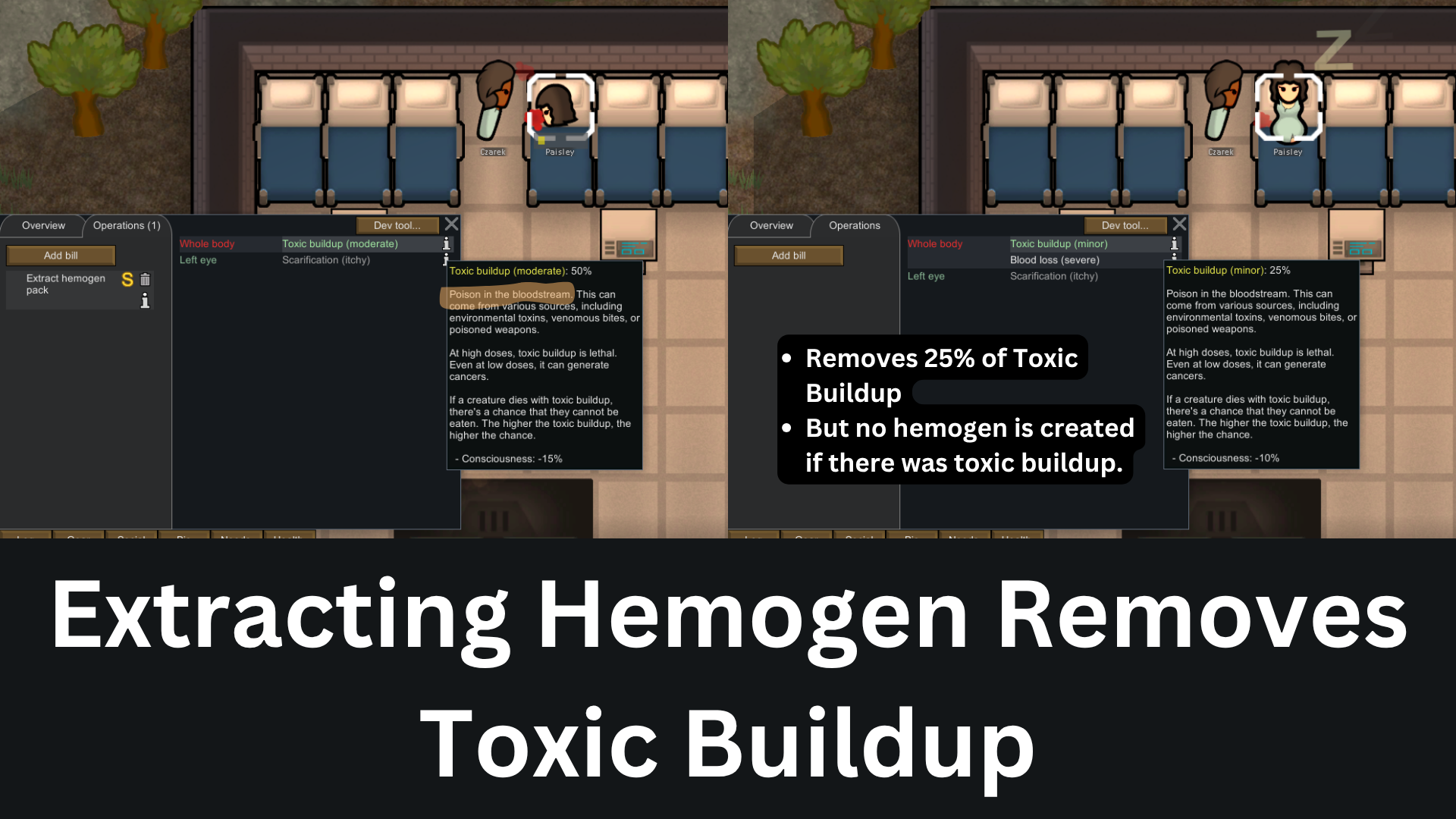 Extracting Hemogen Removes Toxic Buildup