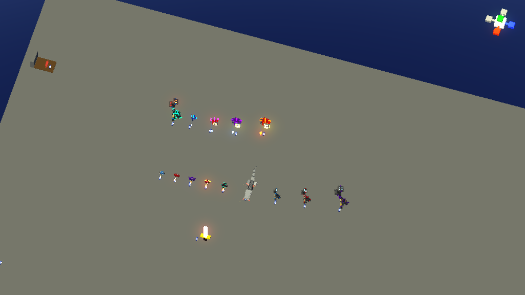 fighting enemies test