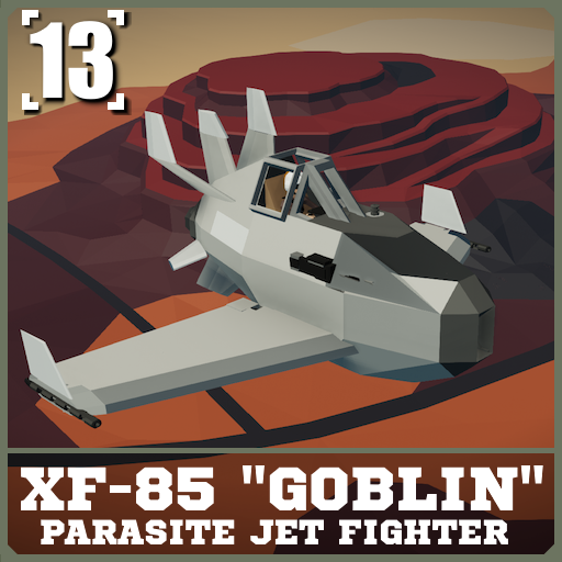 XF-85 "Goblin" (Parasite Jet Fighter) (Ground version)