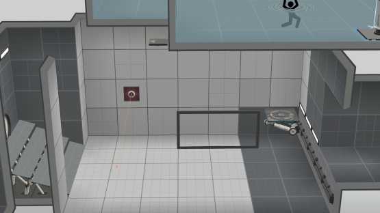 tests from Portal 1 in Portal 2 (chapter 3)