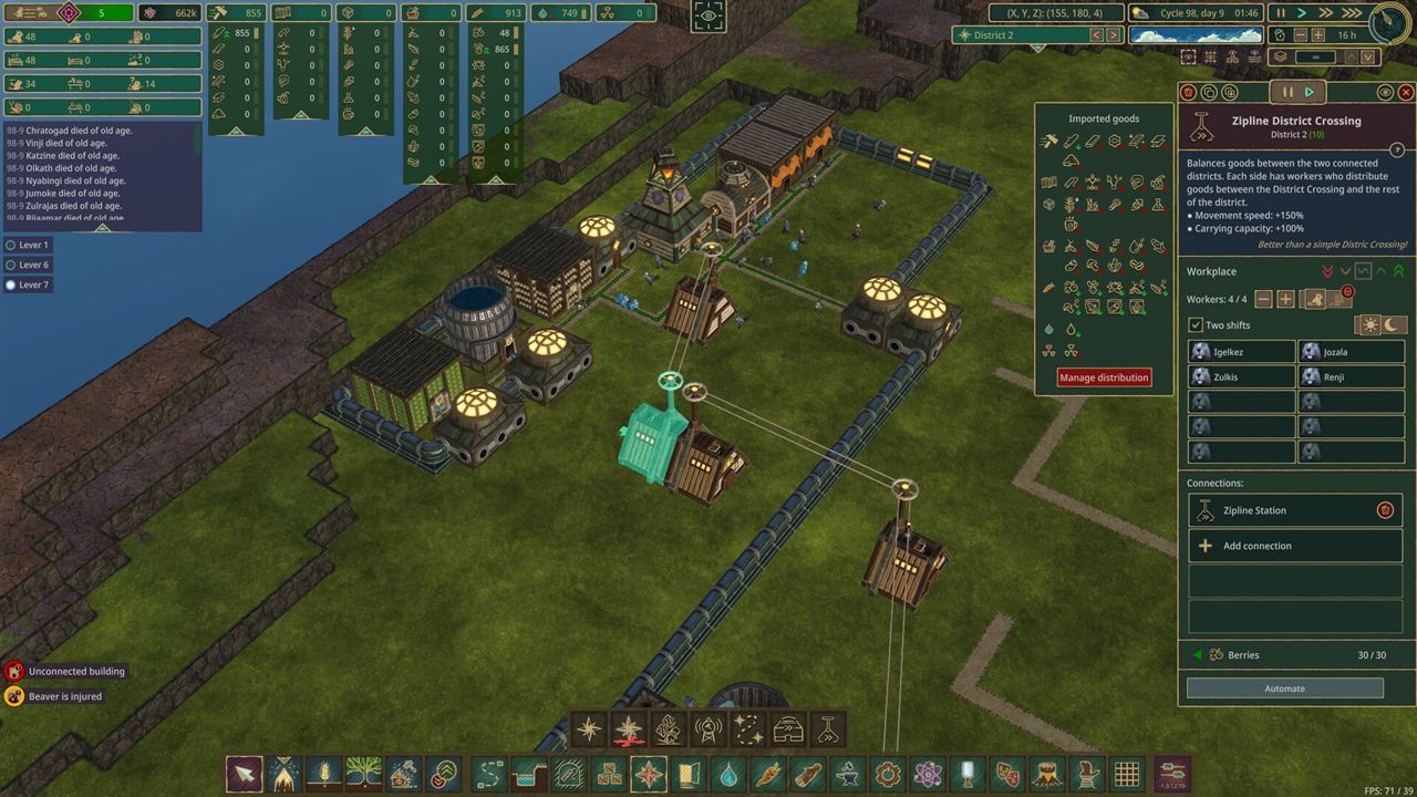 More District Crossings