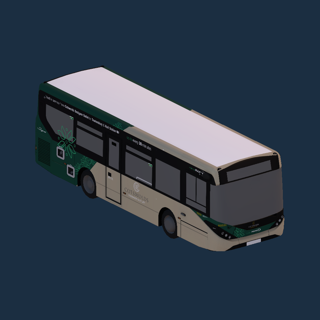 Pulham's Travel Cotswolds Designer Outlet Enviro 200 MMC