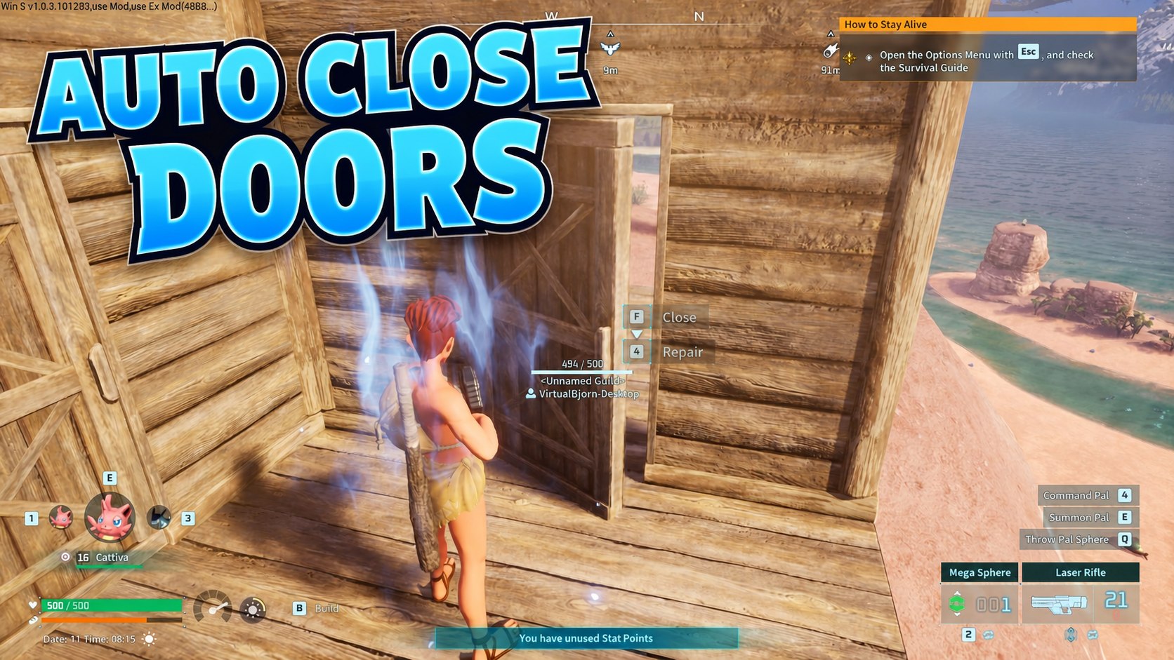 Auto-Close Base Doors (Linux)