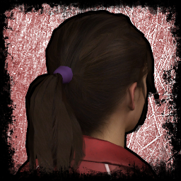 Zoey's Head - Purple Hairband
