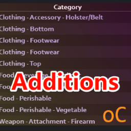 organizedCategories: Additions – Project Zomboid Mod