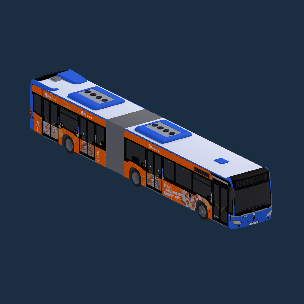 Mercedes Citaro C2G 56er Kurzlüfter MVG München mbH Lieferando Vollwerbung