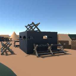 Basic War Props - Concrete Bunker