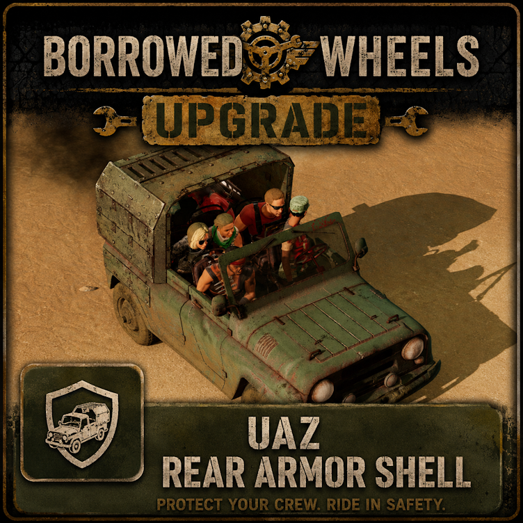 Borrowed Wheels Upgrade - UAZ Rear Armor Shell