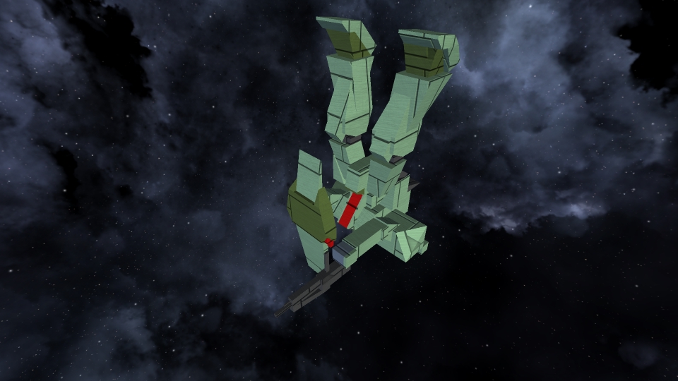 [turret] close escort type RGM-89 JEGAN (bottom) . Mobile Suit Gundam Char's Counterattack