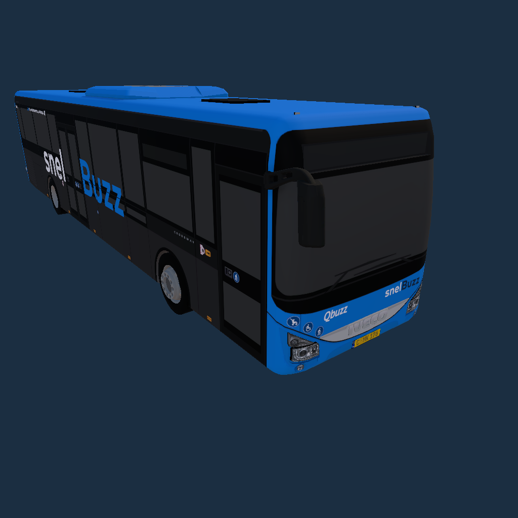 Qbuzz DMG SnelBuzz | IVECO Crossway LE 13m AST-1 (Until 2019)