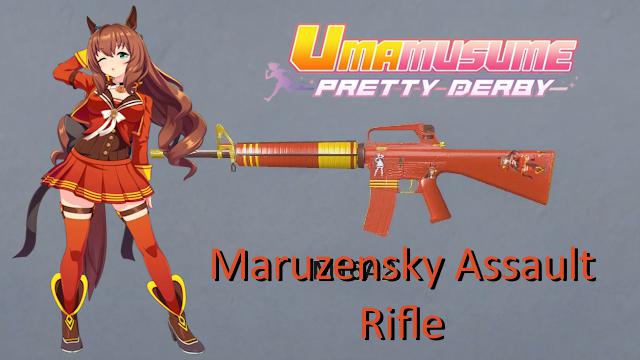 Umamusume Pretty Derby: Maruzensky Assault Rifle Reskin preview