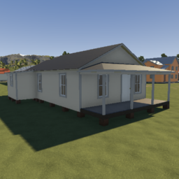 1920's 3 bedroom bungalow house (unfurnished)