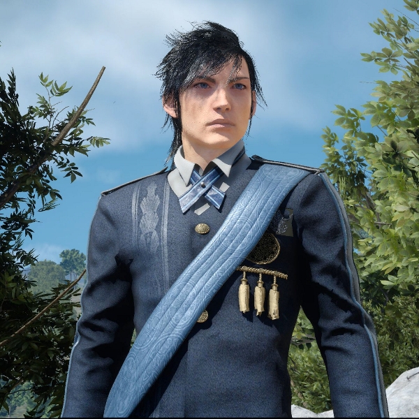 Somnus as Noctis wedding blue preview