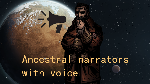 Ancestral narrators with voice老祖语音叙事者 mod preview for RimWorld