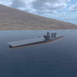 Mini Ships - Aircraft Carrier by Glacier Dog 1500 