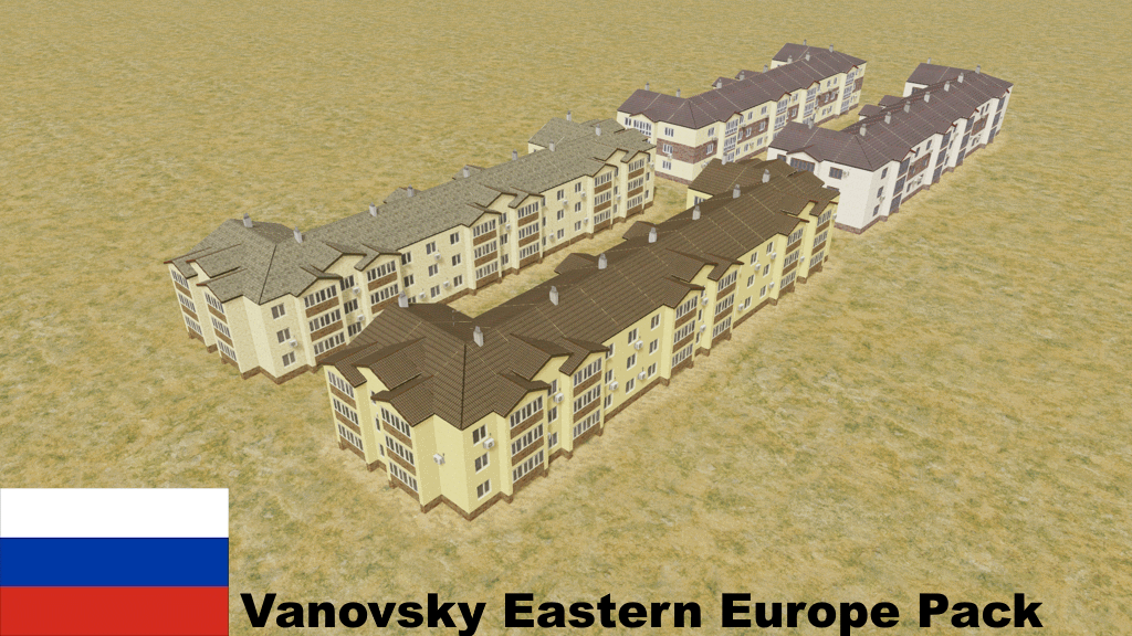 [RICO] Vanovsky Eastern Europe Pack - Modular Brick Residential Buildings
