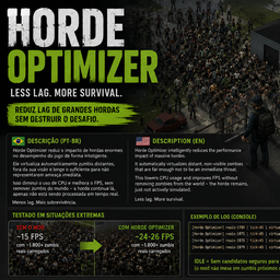 Horde Optimizer [B42.20+] - FPS Boost for Large Hordes – Project Zomboid Mod