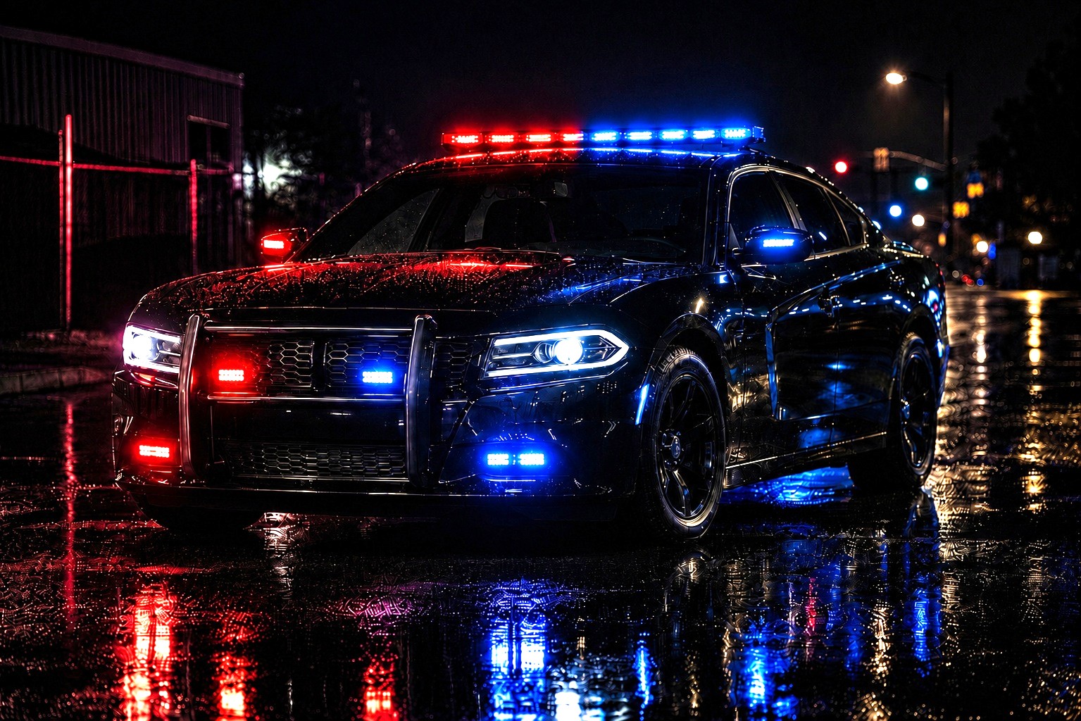 Half Red, Half Blue ELS | All Vehicles | No Yellow/White