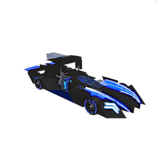 Futuristic Racecar (Blue)