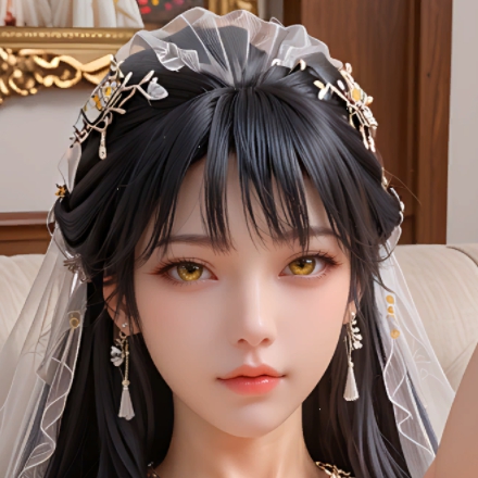 AI白月蓉婚纱【定制作品-无包】