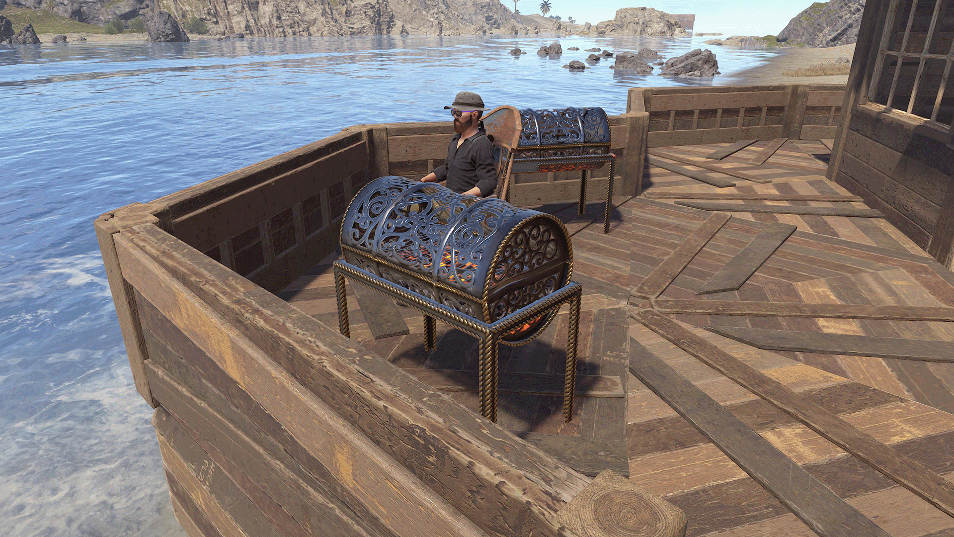 Wrought Iron BBQ thumbnail 6