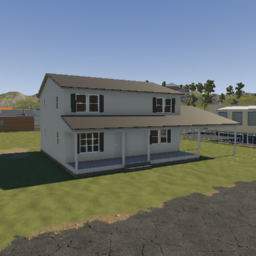1980s 4 bedroom 2 story prefab house (unfurnished)