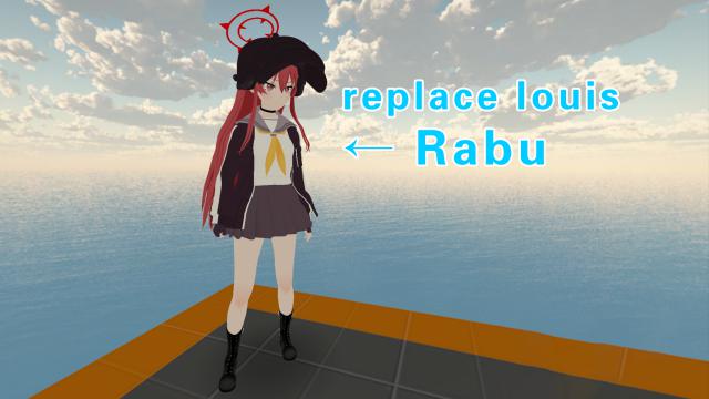 Blue Archive Rabu（蔚蓝档案 兰舞）replace louis