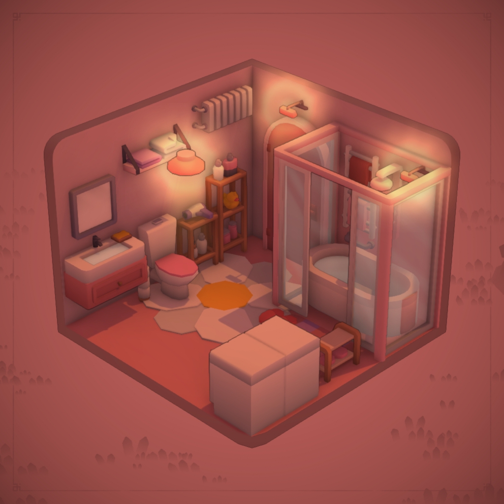  lovely pink bathroom