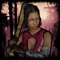 Rochelle - Pink Leather Skirt + Aftermath Hair