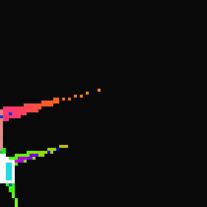 STRIPES ROBOT RAINBOW