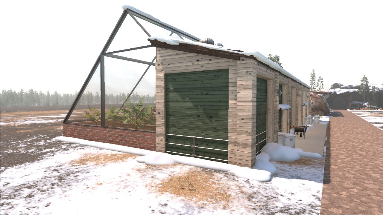Produce Greenhouse Snowy