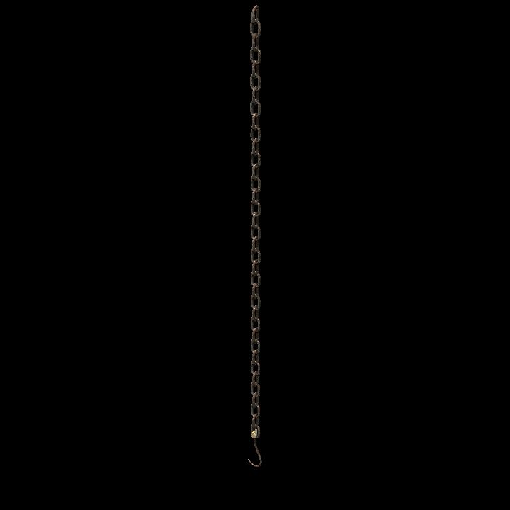 Chain, rusted long with hook