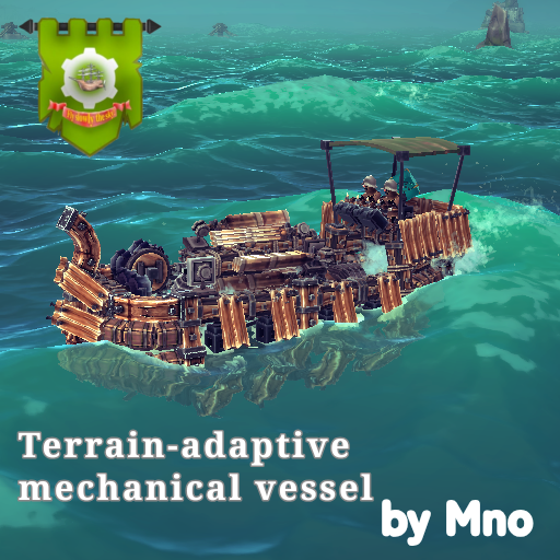 Terrain-adaptive mecanical vessel preview
