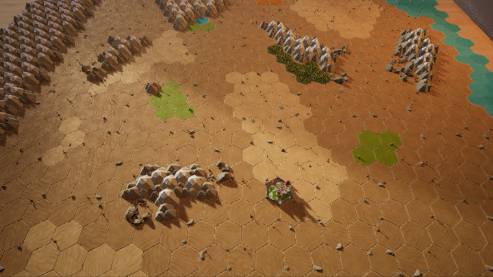 The sparse lands