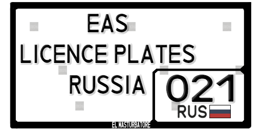 EAS Licence Plates - #1 Russia preview