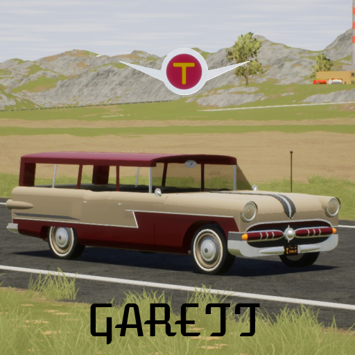 Troubadour garett wagon 1955 2 tone