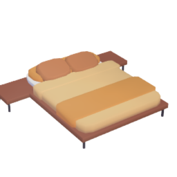 minimalistic bed