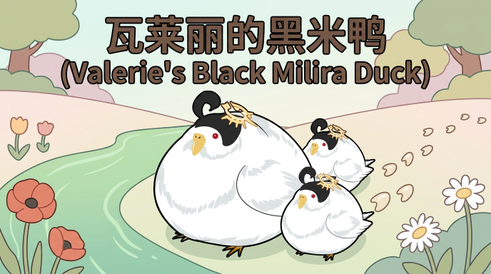 瓦莱丽的黑米鸭-Valerie's Black Milira Duck