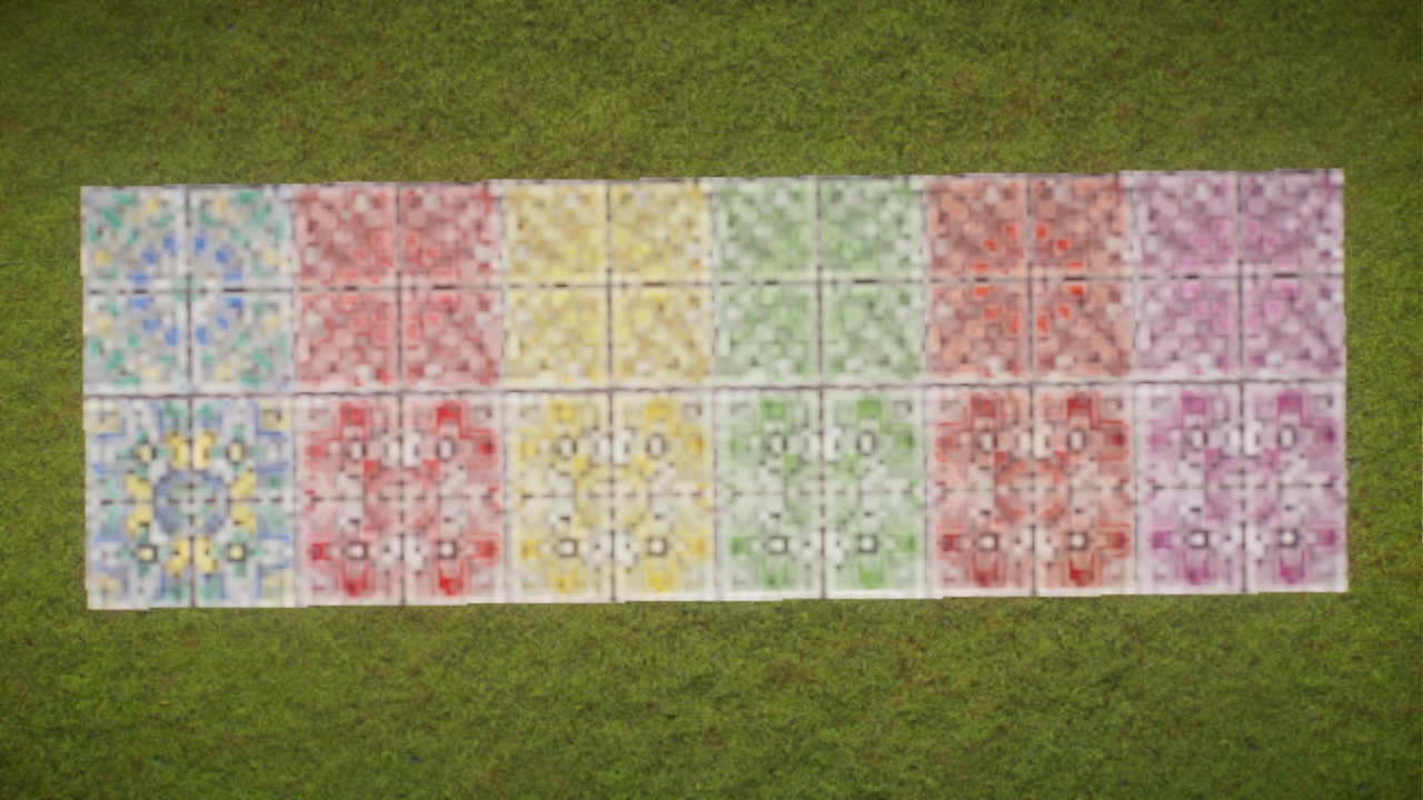 Baldosas de ceramicas de colores