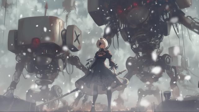 R-18 Yorha 2B (Nier Automata) animated PC 2