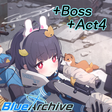 [BlueArchive]霞沢美游+第4层