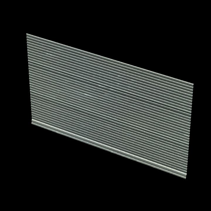 Corrugated wall 3x1 #2