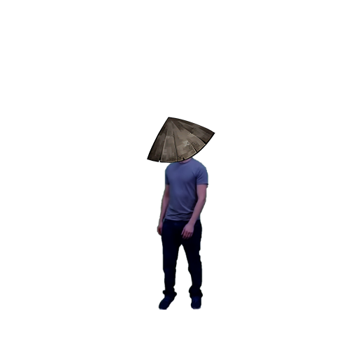 Bamboo-hatted Jerma