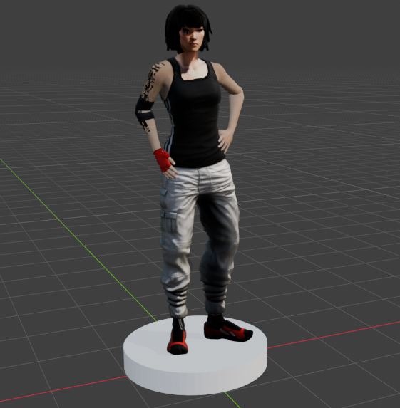 Statue of Faith from Mirror's Edge preview