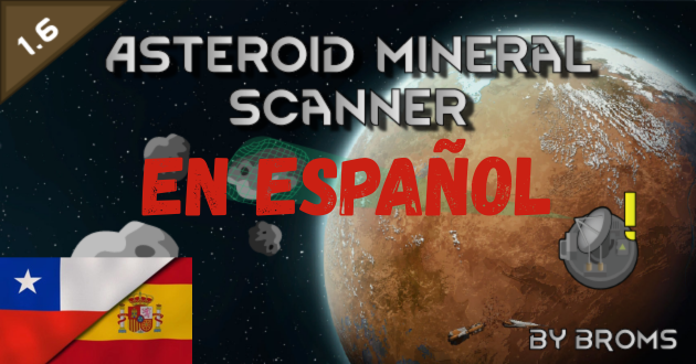 Asteroid Mineral Scanner En Español mod preview for RimWorld