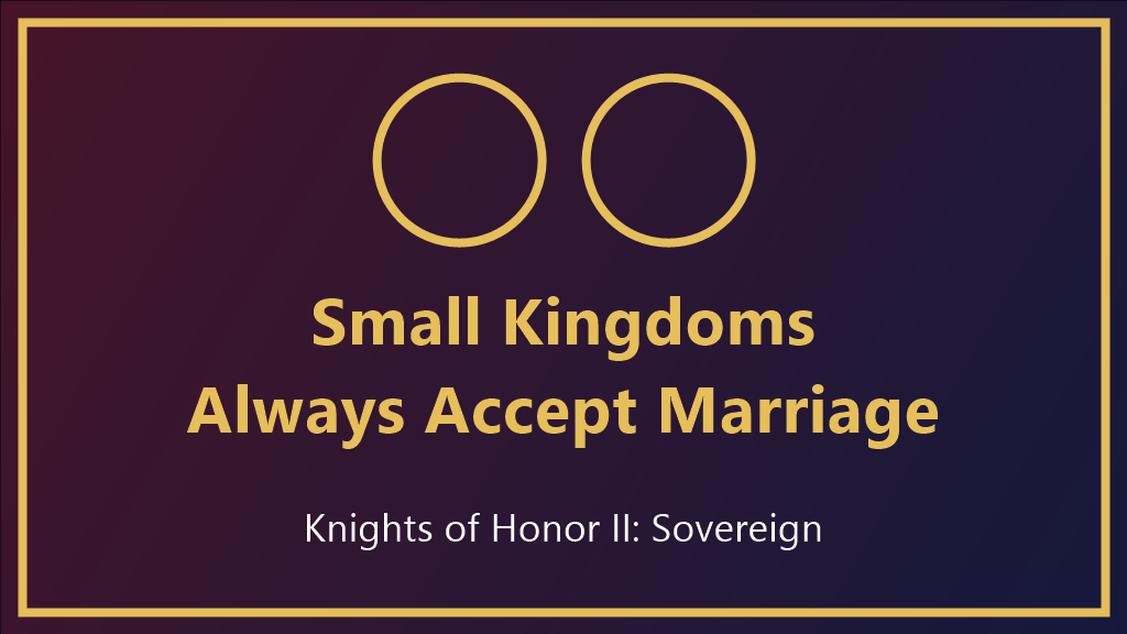 Small Kingdoms Always Accept Marriage preview