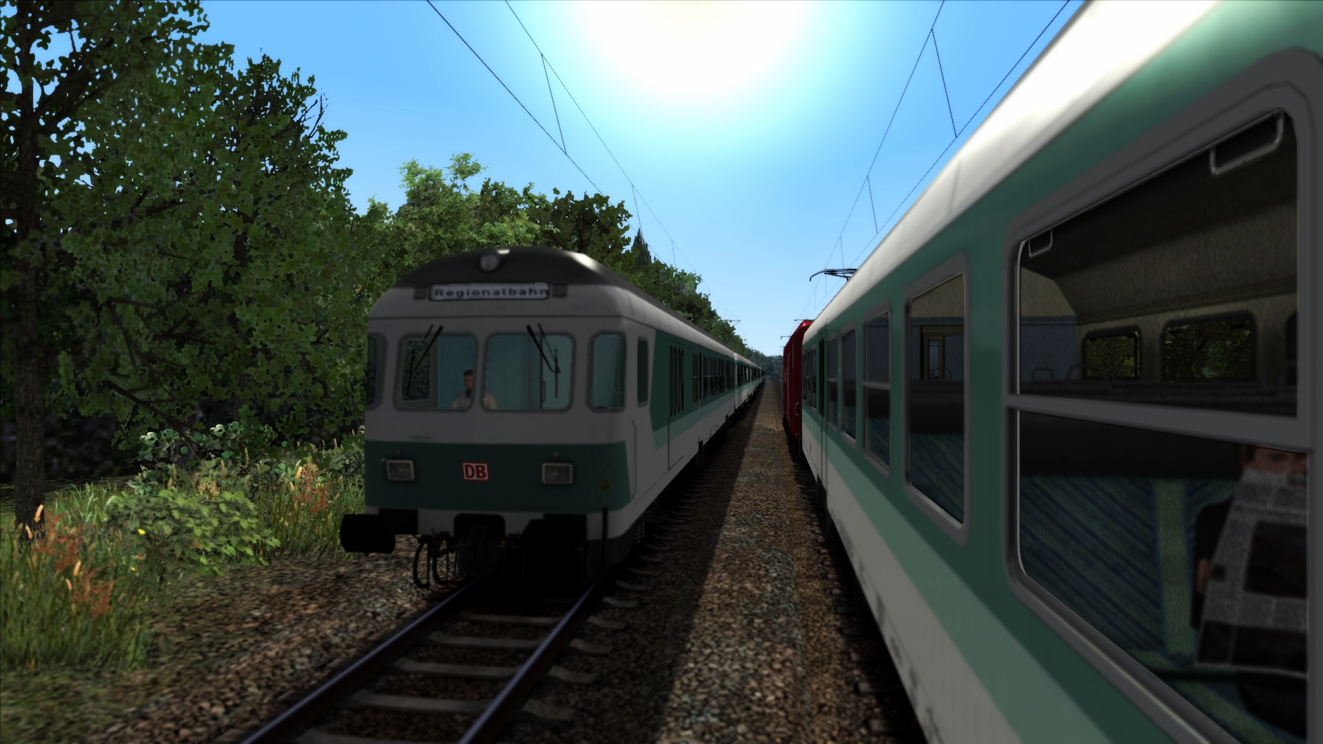 Regioionalbahn 8 Car Passenger - Hoch Merzburg to Bad Rinckenburg Loop via Altenburg Nord and Schleusfeld