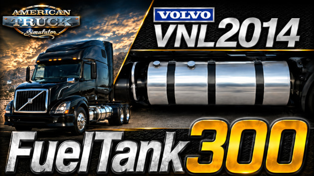 VOLVO VNL 2014 Fuel Tank 300gal – Chassis Short 8x4 Midlift preview